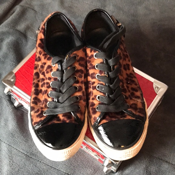 aldo animal print sneakers